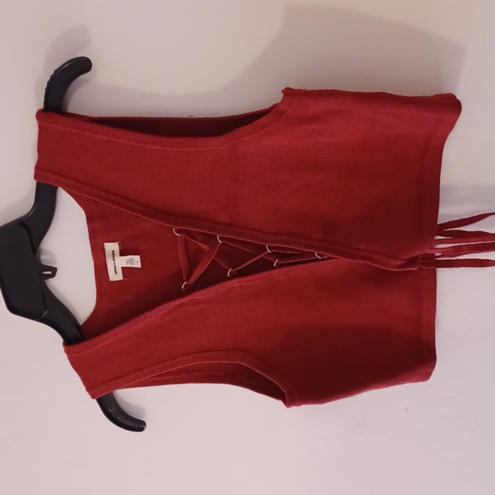 Lace up front crop top from Urban Outfitters - Picture 4 of 5